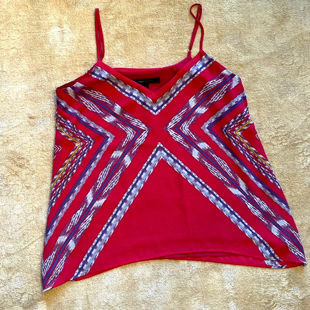 BCBG pink tank